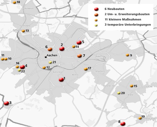 U3 Programm 2012 14 Stadtplan Übersicht